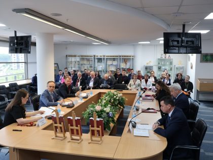 Выступление на конференции «Архивный диалог: От Великой Победы к мирной жизни: к 80-летию победы в Великой Отечественной войне»